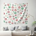 thumbnail image 3 of Tapestry Wall Hanging Doodle Paw Prints Stars Tapestries Home Decor for Bedroom Aesthetic 60 X90 IN, 3 of 3