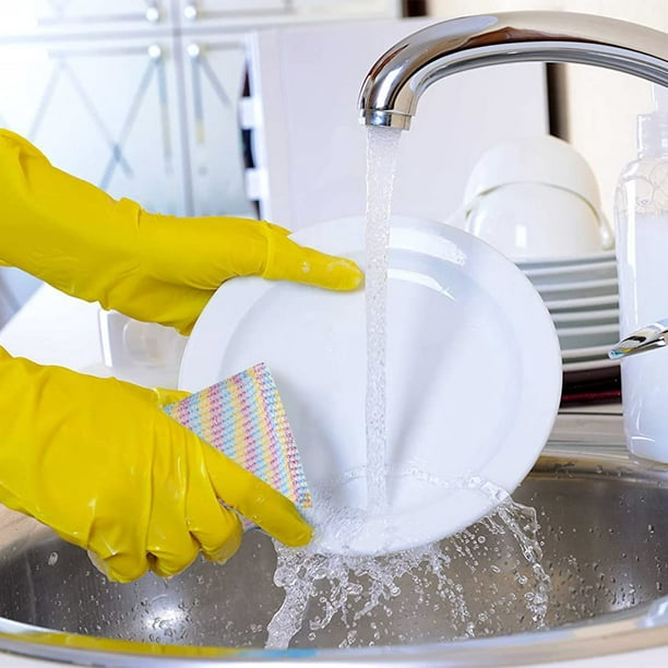 8pcs Cartoon Dishwashing Sponge Washing Scrubbing Sponges Pan Washing  Sponge Adorable Kitchenware Cleaner Kitchen Accessory Thickened Sponge Home