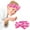 B-Hot Pink, variant on Cute Green Frog Eye Headband, Funny Elastic Frog Head Wrap, Soft Turban Hair Band for Face Washing & Skincare, One Size Heardband