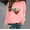 Pink, variant on Valentine's Day Shirt Women Plaid Love Heart Graphic Tees 3/4 Sleeve Tee Tops Crewneck Pullover Casual T-Shirts Size 2X 3X