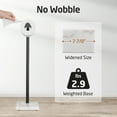 thumbnail image 3 of KES Black Toilet Paper Holder Free Satanding with Heavy Marble Base Bathroom Tissue Roll Holder 18/8 Stainless Steel, 3 of 11