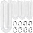 thumbnail image 1 of Replacement Pool Hoses for Above Ground Pools 1 1/4, 59" Long Above Ground Pool Hoses (White, 4 Pcs), 1 of 7