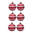 thumbnail image 2 of Miwamany Christmas Ball Ornaments 6 Pack, 6cm Large Glitter Christmas Tree Balls Shatterproof, Hanging Baubles for Xmas Tree Holiday Party Home Decor, Christmas Decorations Indoor, 2 of 7