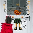 thumbnail image 4 of TIMIFIS Pumpkin Decor Halloween Decoration Wall Stickers Halloween Cushaw Bats Character Doll Stickers Bat Decor - Fall, 4 of 7