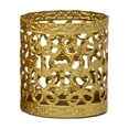 thumbnail image 1 of SIYTUAU Gold Geometric Openwork Iron Candlestick For Home Decor With Decorative Light Projections 2.4 X 2.4 X 2.5 Inches C, 1 of 6