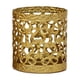 thumbnail image 2 of Candelabro geométrico de oro | Candelabro de hierro calado • Tono dorado • Decoración moderna del hogar • Tamaños variados 2,36x2,36x1,97 pulgadas – 3,35 pulgadas | Ligero | Adorno de una pieza, 2 of 6
