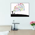 thumbnail image 1 of DIY Fingerprint Tree Painting Wedding Decoration Guestbook Signature Tree Home Party DecorationKids, 1 of 9