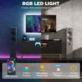 thumbnail image 4 of HOMCOM TV Console with RGB LED Lights, TV Unit for TVs up to 40 Inch, Black, 4 of 10
