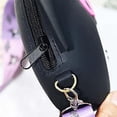 thumbnail image 3 of Bolso bandolera negro y morado Anime bandolera bolso de mano para niñas y niños, 3 of 5