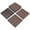 Russet Canyon, variant on Design House 12" x 12" Interlocking Wood Composite Waterproof Deck Tiles, Modern Ebony Black, 6 Pack
