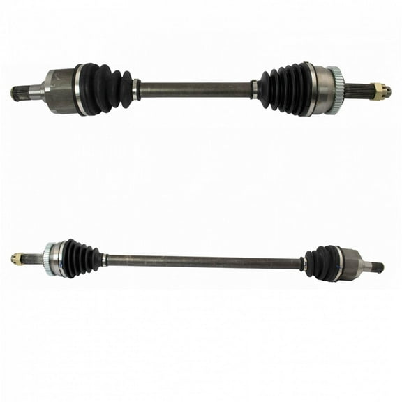 TRQ Front Complete CV Joint Axle Shaft Assembly Driver Passenger Pair 2pc Set CSA80005