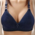 thumbnail image 2 of Odeerbi Lounge Bras for Women 2025 No Underwire Push Up Comfortable Lace Breathable Underwear Burgundy, 2 of 4