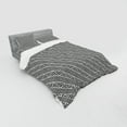 thumbnail image 3 of Ambesonne Tribal Bedding Set 3 Pcs, Chevron Design Lines, Twin XL, Off White Black, 3 of 3