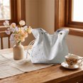 thumbnail image 4 of Leodye 1PCS Large Capacity Star Pattern Cloth Shoulder Bag, Casual Multipurpose Handbag for Daily Shopping and Travel -11.81x3.94x11.02in, 4 of 6
