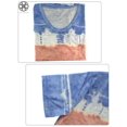 thumbnail image 5 of Luxtrada Summer Women Tee Shirts Gradient Print Tops Women Ladies Short Sleeve Loose Casual T-shirt Round Neck Tunic Tops(Blue,3XL), 5 of 6