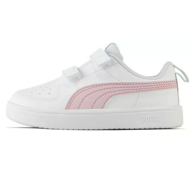 Tenis de Bebe Puma Rickie V Inf 391328 38 blanco/rosa 14 cm