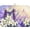 Easter Purple, variant on Floral Dish Drying Mat for Kitchen Counter Rustic Flower Leaves Print Microfiber Dish Drainer Mat Farmhouse Floral Absorbent Washable Drying Pad 16"x18"