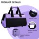 thumbnail image 3 of Bolsa para herramientas ACOSEA, color morado, boca ancha de 13 pulgadas con 12 bolsillos, 3 of 7