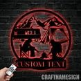 thumbnail image 2 of Craftnamesign Custom Couple Camping Metal Sign, Custom Grill Metal Wall Art, Campsite Wall Decor, 2 of 5