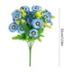 thumbnail image 3 of Tallos de crisantemo artificial | Ramo pequeño de margaritas de plástico sintético | Arreglos florales decorativos de seda para centros de mesa de bodas y decoración del hogar, 3 of 6