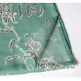 thumbnail image 2 of Vargottam Green Leaves Print Cotton Muslin Napkins - Set of 12, 20-Inch, Luxurious Soft Cloth Napkins for Dining & Events, Absorbent, Washable & Tableware, 2 of 7