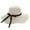 White, variant on yunLXY Hat White New Women Ladies Floppy Beach Sun Foldable Cap Summer Wide Brim Straw Hat One Size