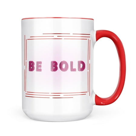 

Neonblond Be Bold Pink Fuzz Fur Letters Mug gift for Coffee Tea lovers