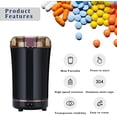 thumbnail image 4 of Multifunctional Electric Pill Crusher Grinder- Grind The Medicine and Vitamin or Coffee Beans Tablets of Different Sizes into Fine Powder-Grinder for Feeding Tubes, Children or Pets (Black), 4 of 6