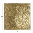 thumbnail image 3 of DecMode Gold Wooden Carved Scales Abstract Wall Decor, 3 of 11