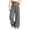 Pants # Gray, variant on Womens Fleece Lined Sweatpants Winter Warm Fuzzy Trousers High Waisted Drawstring Cable Knit Texture Plush Lounge Bottoms Cold Weather Activewear Joggers