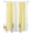 Lemon yellow white, variant on Split Shower Curtain for Transfer Bench, Pink White Ombre Fabric Shower Curtains for Bathroom, Modern Abstract Art Farmhouse Gradient Tub Sliding Transfer Bench Waterproof Bath Curtains 72"x72"