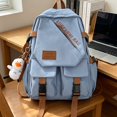 thumbnail image 5 of Large Capacity Minimalist Nylon Backpack Casual Trendy Travel Daypack for College Women Men, 5 of 5