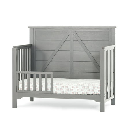 UPC: 0849801009672 | Child Craft Toddler Guardrail for Quincy Rylan Stella Calder Hampton Sidney London and Woodland Cribs Brushed Pebble