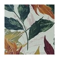 thumbnail image 4 of HAOXIT Home Fashions Harvest Leaves Water- and Stain-Resistant Vinyl Tablecloth with Flannel Backing 52*52, 4 of 8