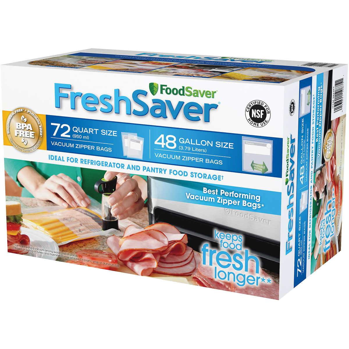 FoodSaver FreshSaver Zipper Bag Combo Pack
