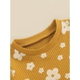 thumbnail image 4 of Toddler Girls Summer Shorts Sets, Short Sleeve Floral/Butterfly Print Tops Shorts Sets, 4 of 8