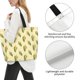 thumbnail image 3 of Balery Yellow Corn Bolsa Tote Estilo Estético con Cremalleras, Bolsa de Hombro, Bolsa de Compras Grande y Plegable, 3 of 8