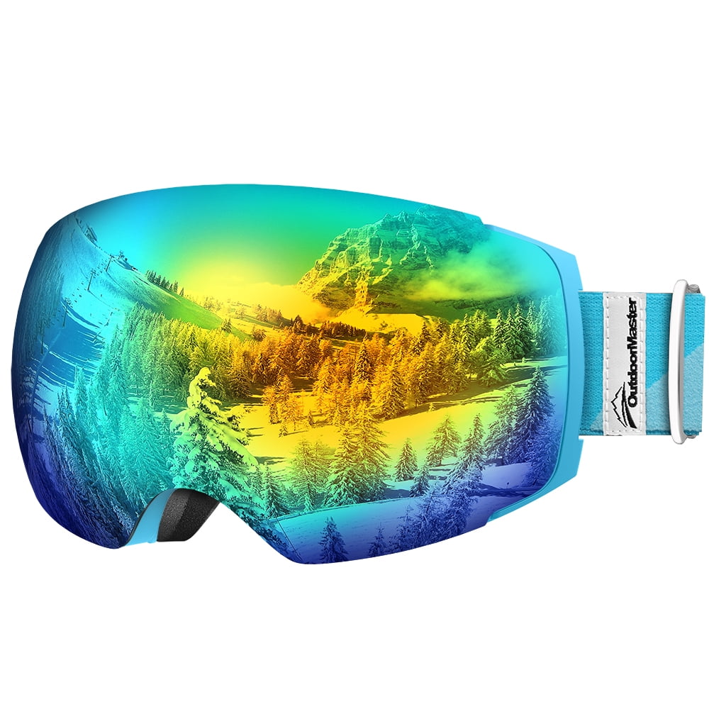 Details about   OutdoorMaster Ski Goggles PRO Interchangeable Lens 100% UV400 Snow Frameless 