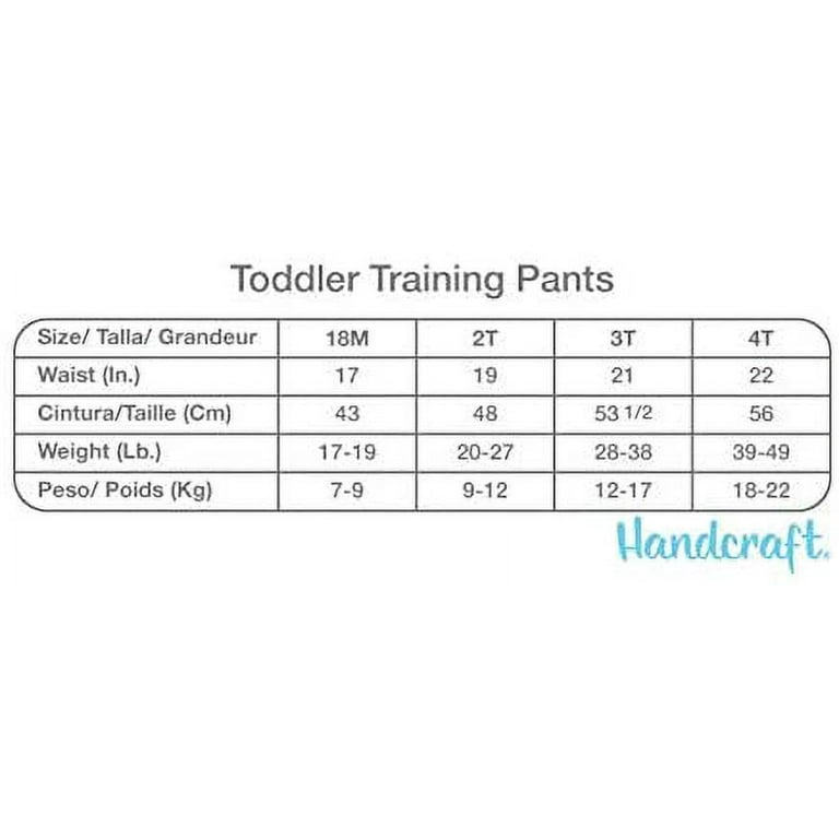Toddler Boy and Girl Potty Training Pants with Success Chart and
