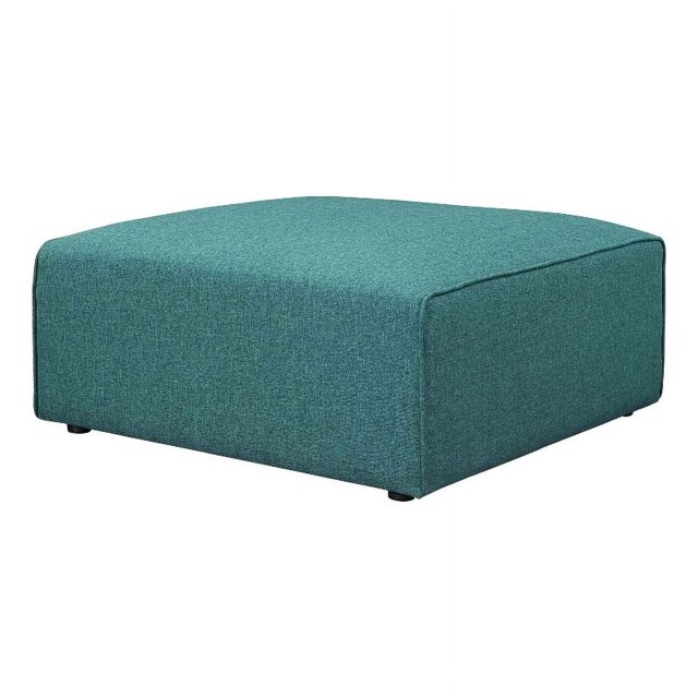Modway Mingle Ottoman en Tissu de Polyester de Style Moderne, Fini Bleu Sarcelle