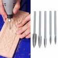 thumbnail image 5 of Hot Tools 5PCS/Set Engraving Drill Carving Bit And Carving Tools Wood Tools & Home Improvement, 5 of 5