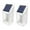 White, variant on Piwvid 2 Pack Solar Tungsten Wall Lights, Wireless Dusk to Dawn Motion Sensor LED Security Light, IP65 Water Proof Exterior Wall Mount for Garden, Pathway, and Outdoor Lighting