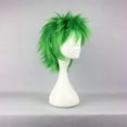 thumbnail image 4 of Unique Bargains Wigs for Women 13" Green Wigs with Wig Cap Straight Hair, 4 of 6