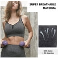 thumbnail image 2 of Homelove Sport Bras for Women, Sexy Crisscross Soft Padded Breathable High Impact Adjustable Seamless Comfort for Running Yoga Fitness Workout Gym Sports Bra with Removable Cups, 2 of 6