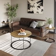 thumbnail image 2 of Castle Place Classic 3 Piece Coffee Table Set, Light Oak, 2 of 13