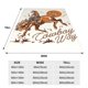thumbnail image 3 of Balery Cowboy Riding Horse Manta de Felpa Suave y Acogedora – Cobija de Franela Aterciopelada para Cama, Lavable y Cálida para Sofá, Mascotas, Transpirable-80"x60", 3 of 7