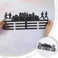 thumbnail image 3 of Iron Medal Hanger Holder Display Wall Rack 3-Line with Screws Running Sports 150x400mm, 3 of 7