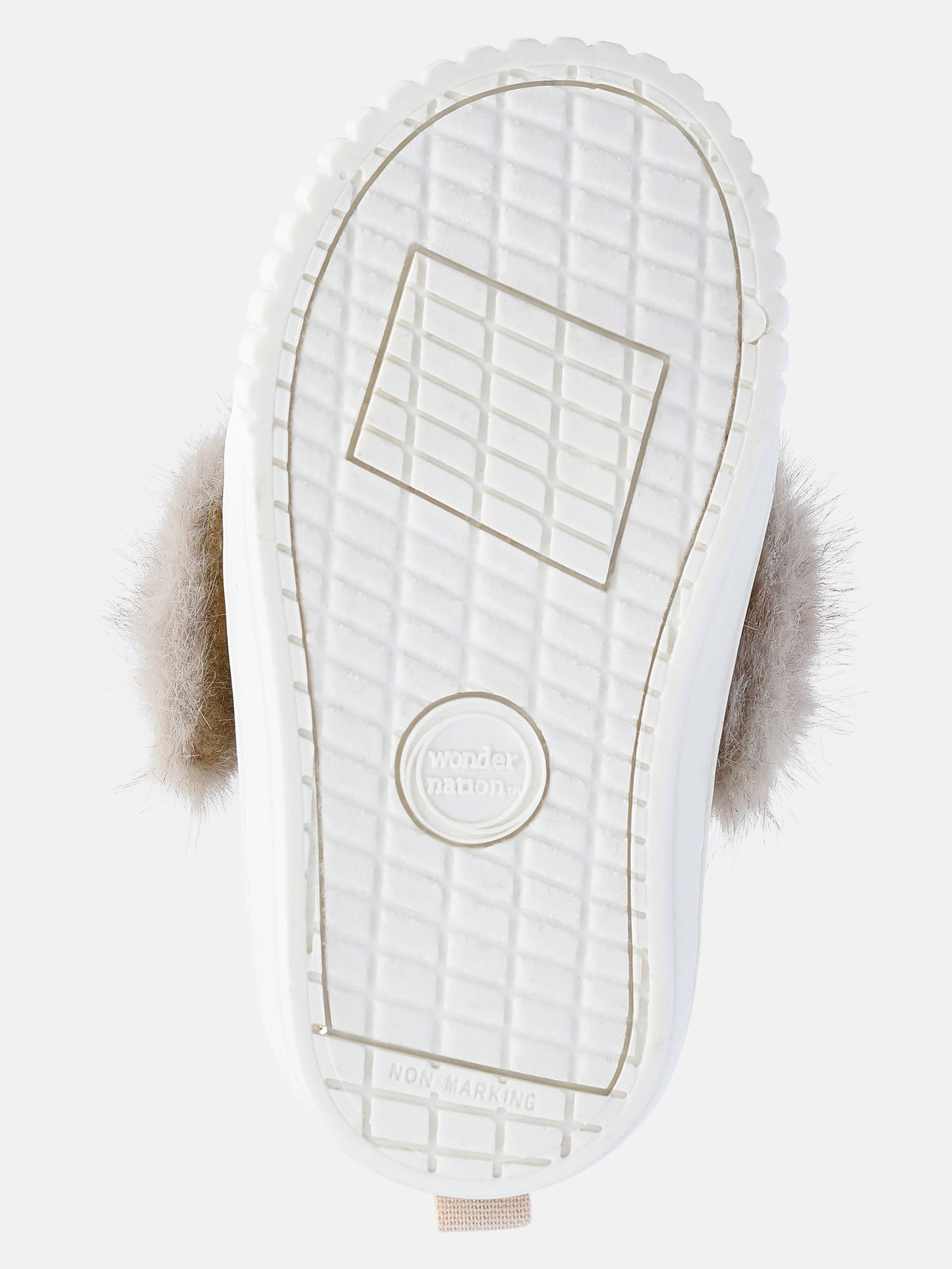 Wonder Nation Baby and Toddler Girls Two Strap Bump Toe Sneakers