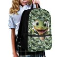 thumbnail image 3 of Uourmeti Dino Breaks Camo Adjustable Padded Straps Comfort Backpack for Work Travel, Adjustable Shoulder Straps Durable Daily Backpack Large Storage Space Daypack, 3 of 6