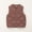 Coffee, variant on Kids Puffer Vest Winter Lightweight Quilted Gilet | Button Down Sleeveless Fleš¾ce Waistcoat for Toddler Girls Boys | Casual Warm Outerwear